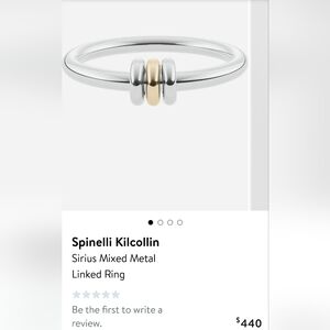 Spinelli Kilcollin Silver and Gold Linked Ring